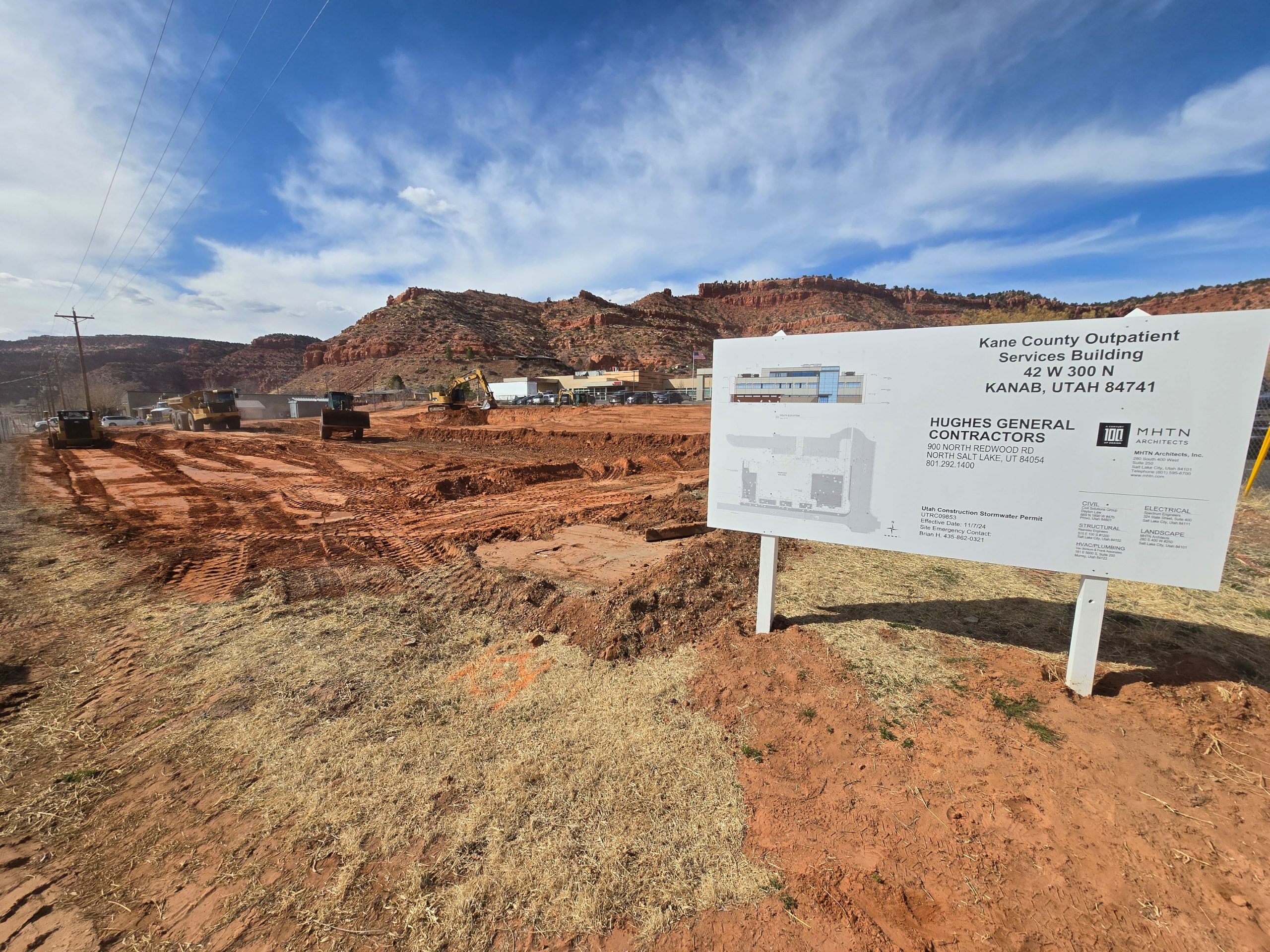 Construction Progress on the new Outpatient Services Building