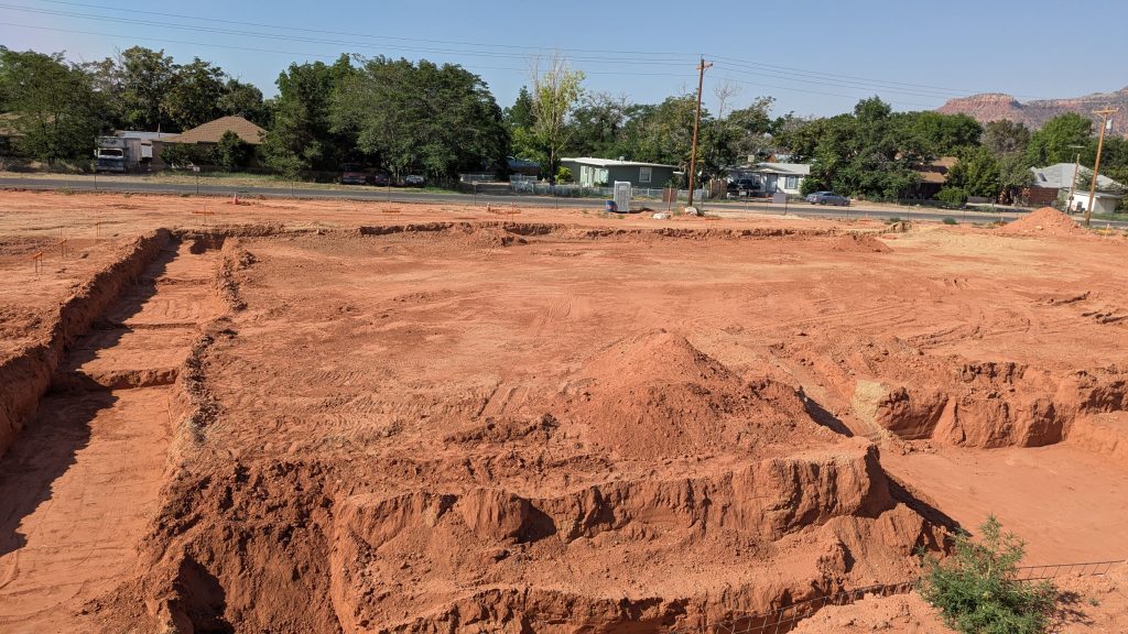 foundation trench reduced